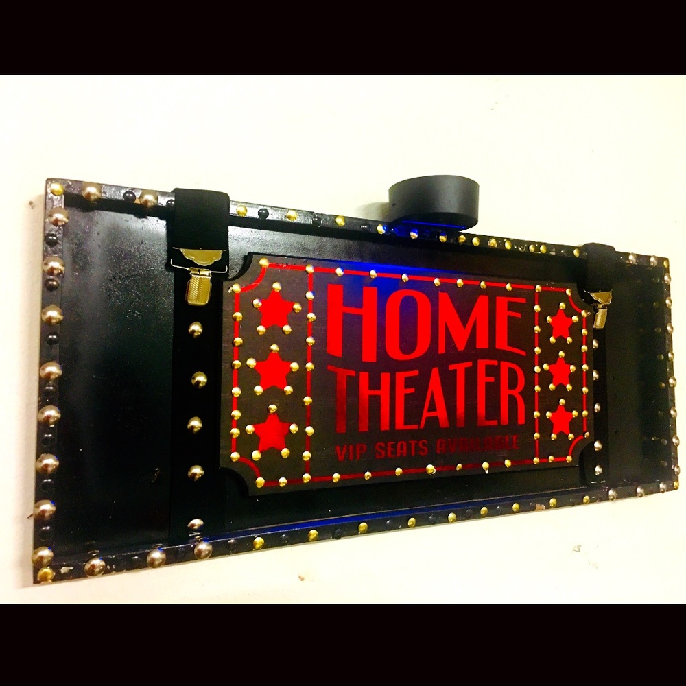 Home Theater Sign